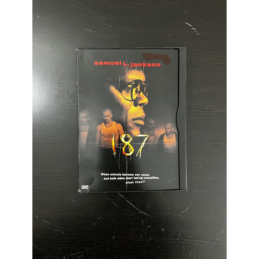 One Eight Seven 187 DVD 1997 Samuel L Jackson Warner Home Video Snap Case